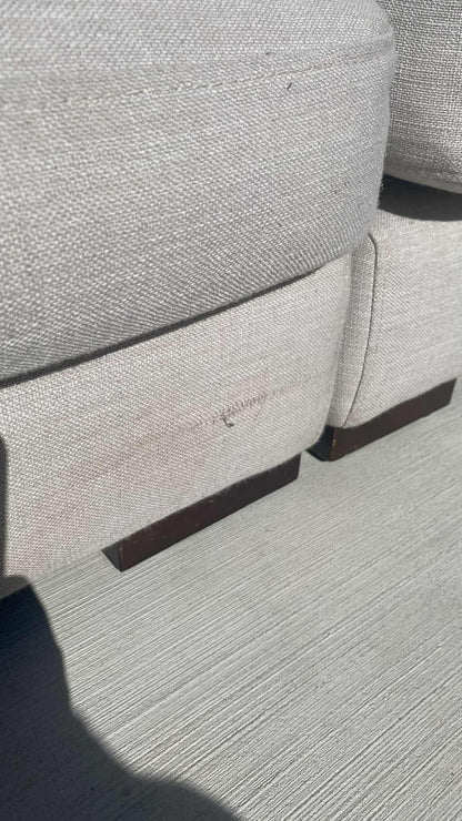 Ex Freedom Long Island 4 Seater Sectional Beige Sofa