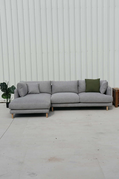 Display Model Riley Signature L-Shape Sofa in Elegant Grey