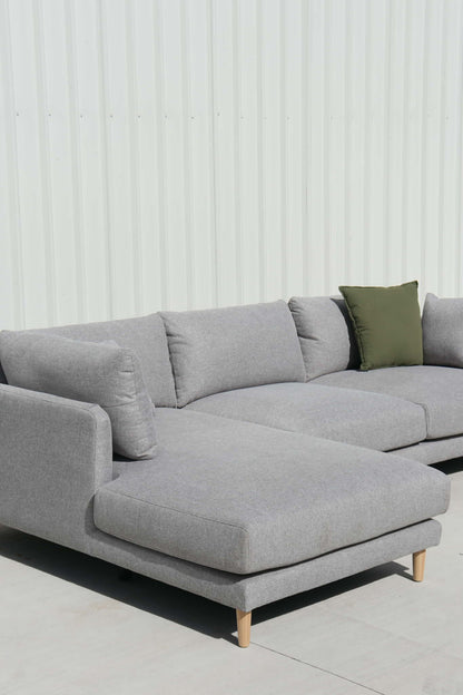 Display Model Riley Signature L-Shape Sofa in Elegant Grey