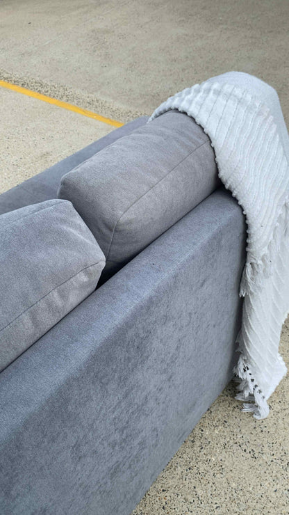 Ex Fantastic Furniture L Seater Sectional Sofa *Grey*