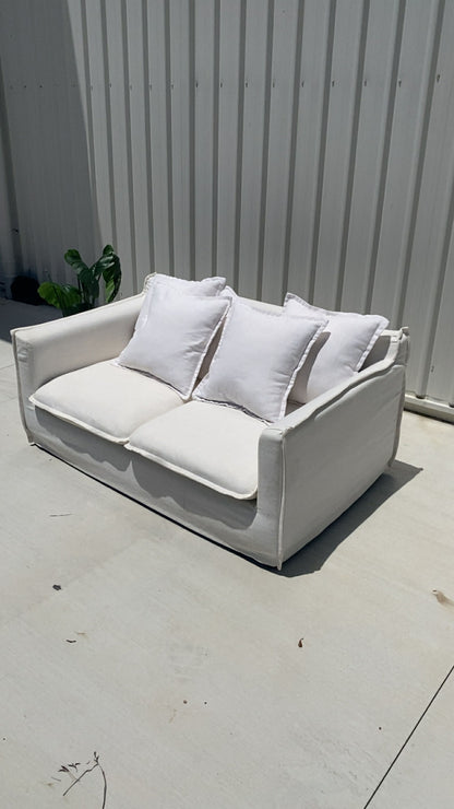 Ex Brosa Palermo 2-Seater White Sofa