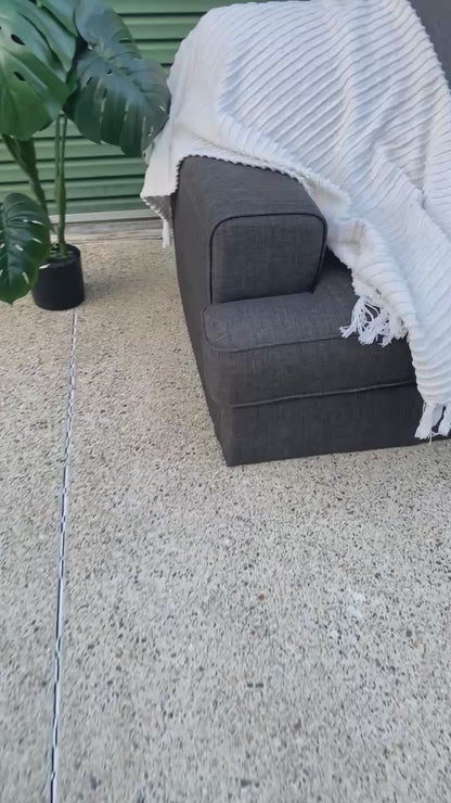 5 Seater Sectional Sofa w/Chaise *Brown*